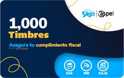 Timbres Fiscales ASPEL PAQUETE DE 1000 TIMBRES